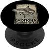 Vintage For Mom With Skeleton Theme Divertente dicendo questo il mio squalo di supporto emotivo PopSockets PopGrip Adesivo