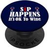 Wine Humor Cellar Club Design divertente per gli amanti del vino PopSockets PopGrip Adesivo