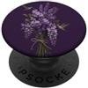 Hummingbird Apparel For Kids and Adults Hummingbird Bouquet Lilla Lavanda Floreale Botanico PopSockets PopGrip Adesivo