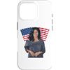 President's Day Black History Month Mich Custodia per iPhone 16 Pro Patriottica Michelle Obama Donne Storia Mese Amore Motivazione