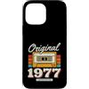 Vintage Birthday Collection Custodia per iPhone 13 Pro Max Originale 1977 Vintage Cassette Birthday Edition