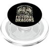Drago Lettore Fantasy Topo Di Biblioteca Emotionally Attached To Fictional Dragons Libro Di Narrativa PopSockets PopGrip per MagSafe
