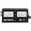 Jetfon SWR-171 Rosmetro Wattmetro Analogico 1.5-150 MHz Misuratore di Onde Stazionarie SWR e Potenza 10/100W per Radio CB e VHF con Connettori PL (UHF) Compatto e Portatile