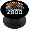 Kattos - Il miglior papà dal 2000 Il miglior papà del mondo non è uno scherzo - Papà dal 2000 PopSockets PopGrip Adesivo