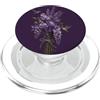 Hummingbird Apparel For Kids and Adults Hummingbird Bouquet Lilla Lavanda Floreale Botanico PopSockets PopGrip per MagSafe