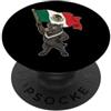 Peccary Mexican Flag Bandera de Mexico P Bandiera Messicana Peccary Javelina Cinghiale Cinco De Mayo Messico PopSockets PopGrip Adesivo