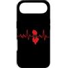 LoveAlbania Custodia per iPhone Air Mappa della bandiera del battito cardiaco dell'Albania