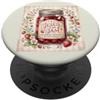 Jesus is My Jam Strawberry Preserves Chr Jesus Is My Jam Christian Faith - Barattolo per conserve, fragole PopSockets PopGrip Adesivo