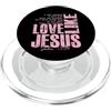 Funny Faith Quotes and Christian Humor G Amore come Gesù Giovanni 13 34 Citazione della Scrittura Cristiana Fede PopSockets PopGrip per MagSafe