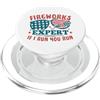 America Patriotic Freedom Birthday Holid Divertente regalo per il giorno dell'indipendenza del 4 luglio degli Stati Uniti d'artificio PopSockets PopGrip per MagSafe