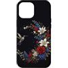 Hummingbird Apparel For Kids and Adults Custodia per iPhone 12 Pro Max Colibrì Fiori Rose Gigli Uccello Botanico