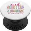 Maglietta Estiva Vacanza Al Mare Sole Re Maglietta Estiva Vacanza Retro Beach Vintage Sun Coffee PopSockets PopGrip Adesivo