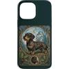Belle Epoque Animals Custodia per iPhone 13 Pro Max Bassotto dai capelli ruvidi Vintage rivestito di cinghiale