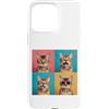 Bengal Kitten Lover PS Custodia per iPhone 15 Pro Max Bengala Pet Face Ritratto Photobooth con occhiali da sole