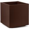 VECA S.P.A. MATHERIA VASO CUBO 40CM BRONZO