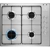 Electrolux Piano cottura a Gas EGS6404SX | 4 Fuochi Side Control 60cm Acciaio
