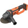 Black+Decker BCG720N-XJ Smerigliatrice Angolare a Batteria 18V 125mm Solo Corpo