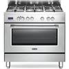 De Longhi Cucina gas 5 zone Forno elettrico PROFESSIONAL PRO96MX ED Inox Classe
