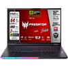 Acer Predator Helios Neo 18 AI, Ultra9, SSD 2TB, RAM 64GB, RTX5080, Win11 Pro