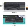 Logitech K400 Tastiera wireless con touchpad per tv e pc layout Italiano