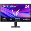 LG Monitor Full HD 24G411A-B 24 Serie G411A Full HD IPS HDR 144Hz (O/C) G-Sync
