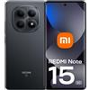 XIAOMI REDMI NOTE 15 5G 128GB DUAL SIM DISPLAY 6.67 6GB RAM ITA BLACK