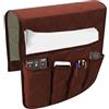 Generico Porta Telecomando Divano | Organizer Per Braccioli, Organizzatore Caramelle Divano Antiscivolo, Organizzatore Portaoggetti Comodino Con 5 Tasche, Organizzatore Telecomando TV Per Riviste, Tablet