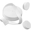 Tovbmup Elastico bianco da 35 mm - 5 metri per cucito, larghezza 35 mm, fascia elastica per fai da te, accessori da cucito, elastici per pantaloni, creazione di parrucche, non facilmente deformabile.
