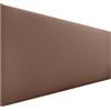 DHOME Testiera Imbottita Liscia in Similpelle Altezza 70CM Spessore 4cm e 8cm per Parete Acustica Testate Letto Pannello Fonoassorbente Camera da Letto (Similpelle Argilla, 150cm, Spessore 4cm)