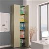 Generico Armadio per Ufficio Rovere Sonoma 60x32x190cm Legno Multistrato,Armadietti e portaoggetti,Archivi-800300