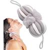 Generico Luffa da Bagno - Spugna Esfoliante da Bagno con Fiocco,Strumenti per Igiene Personale Morbidi e Durevoli per Doccia e Idromassaggio