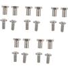 SEWOART Kit Riparazione Occhiali Viti per Occhiali 2 Set Metallo