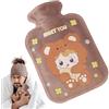 Generico Borsa 'acqua calda invernale, borsa 'acqua calda, Borsa per acqua calda in peluche Borsa per acqua calda da 500 ml, Scaldaletto portatile con morbido cuscinetto riscaldante per piedi, letto e vita