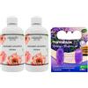 FEI FAN Camomilla Torino, Profumo Lavatrice, PEONIA 500ml + Tarmiblok, Proteggi e Profuma Per Armadi e Cassetti, Profumo Di Primavera Provenzale (2xProfumo Lavatrice+1xTarmiblok)