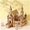 Kit modello puzzle in legno 3D, giocattolo per hobby, rompicapo artigianale Kit