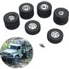 4pcs 1:16 Pneumatici In Gomma per WPL B16 B36 Modello Crawler Auto Buggy