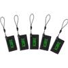 ICARE 5 Gettoni RFID IC, Portachiavi EFID, Tag RFID 125KHz sola lettura, per Cilindro Serratura Smart con Impronta Digitale ICARE, Bianco