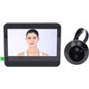 Walfront Videocitofono, Spioncino Intelligente a Batteria 1080P con Monitor, Rilevamento del Movimento, Touch Screen 7, Rilevamento Umano AI, Supporto Wi-Fi a 2, 4 GHz, Audio