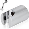 Cyrank Supporto della testa doccia, supporto della doccia a parete con viti e tubo di espansione Supporto della testa doccia portatile Supporto spruzzatore doccia per bagno(Argento)