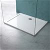 Mai & Mai Piatto Doccia 80x140x4cm in Acrilico, Rettangolare, Bianco