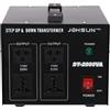 DSYOGX Trasformatore da 220V a 110V Convertitore di tensione Trasformatore di tensione Step Up e Step Down per condizionatori d'aria, frigoriferi, lavatrici e computer (2000W)