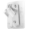 Jwthee Forte adesivo supporto per soffione doccia, staffa regolabile per supporto bacchetta doccia montata a parete con ganci Staffa per spruzzatore bidet soffione doccia in alluminio