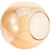 RUNROTOO Paralume in Vetro a Sfera Arancione per Lampada a Sospensione, Semplice e Delicato, Facile da Installare, Copertura Pratica per Lampade Moderne