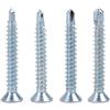 PUSOKEI 50pcs M4.2 viti autoperforanti a testa piatta, viti autofilettanti set di viti per coda di perforazione, viti autoperforanti per metallo(M4.2 * 50 (50 pezzi))