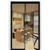 LZJD Zanzariera Magnetica Porta Finestra 150 x 300 cm Chiusura Automatica Zanzariera Magnetica per Porta Viene Fornito con Kit di Montaggio per Porte da Balcone/Cantine/Terrazze, Nero