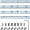 LBING Profili Alluminio Strutturali Linea Retta Connettore Staffa Giunto per Profilati Alluminio con Profilo Estruso Serie 40 x 40 Con Viti e Chiave Inglese Utilizzato per Profilo in alluminio(4 pezzi)