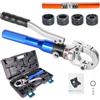 AMZCNC Pinza a pressatura professionale a U 16-20-25-32, set di utensili a pressatura, per tubi compositi con raccordi del contorno U, inserti ganasce, U16, U20, U25, U32, incl.