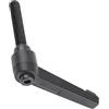 HERCHR Lever Adjustable Handles, Metric Male Thread with Nuts Washers, Level Clamping Handle Set Hand Stud Knobs Rotating Screw Handles Bolts (M8*40)