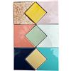 Generico Piastrelle Decorative Moderne, Mattonelle Multicolore in Ceramica, 20 x 30 cm, Set da 8 Pezzi per Rivestimento, 0,48 mq