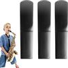 Generico Ance sintetiche per sassofono tenore, ance per sassofono contralto in resina - Ance per bocchino da 3 pezzi a forma di U - Ance per sax contralto dal taglio preciso per studenti intermedi e musicisti